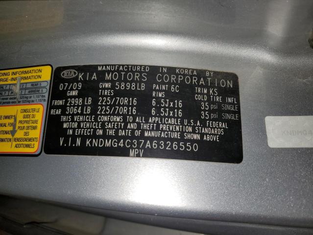 Photo 12 VIN: KNDMG4C37A6326550 - KIA ALL MODELS 