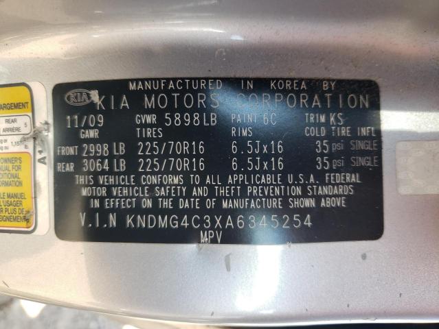 Photo 12 VIN: KNDMG4C3XA6345254 - KIA SEDONA LX 