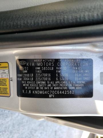 Photo 9 VIN: KNDMG4C70C6442582 - KIA SEDONA LX 