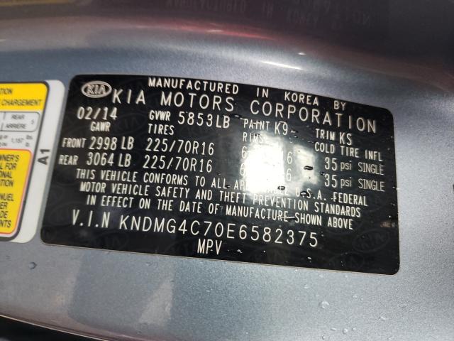 Photo 9 VIN: KNDMG4C70E6582375 - KIA SEDONA LX 