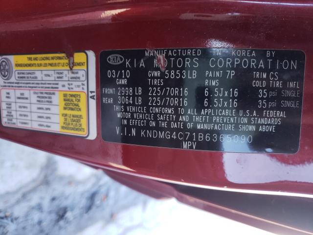 Photo 9 VIN: KNDMG4C71B6365090 - KIA SEDONA 