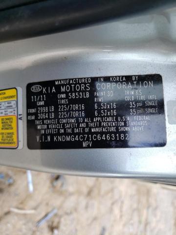 Photo 11 VIN: KNDMG4C71C6463182 - KIA SEDONA LX 