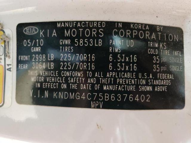 Photo 13 VIN: KNDMG4C75B6376402 - KIA SEDONA 