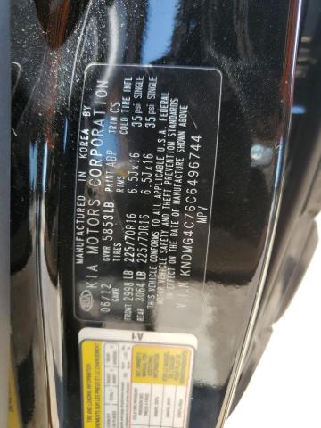 Photo 12 VIN: KNDMG4C76C6496744 - KIA SEDONA LX 