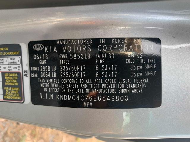 Photo 9 VIN: KNDMG4C76E6549803 - KIA SEDONA 