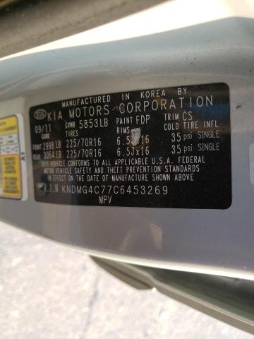 Photo 9 VIN: KNDMG4C77C6453269 - KIA SEDONA LX 