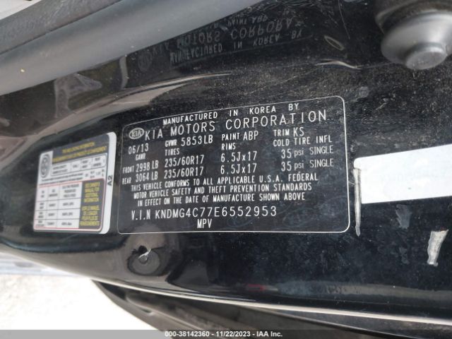 Photo 8 VIN: KNDMG4C77E6552953 - KIA SEDONA 