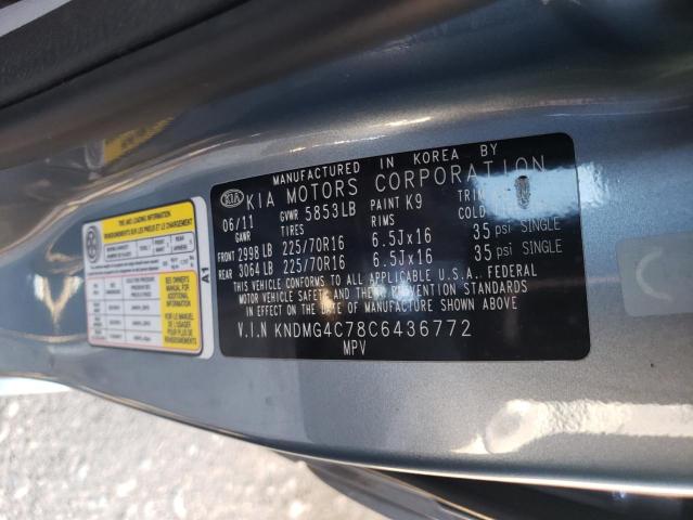 Photo 11 VIN: KNDMG4C78C6436772 - KIA SEDONA LX 