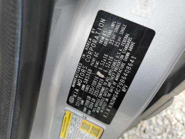 Photo 12 VIN: KNDMG4C79B6408641 - KIA SEDONA LX 