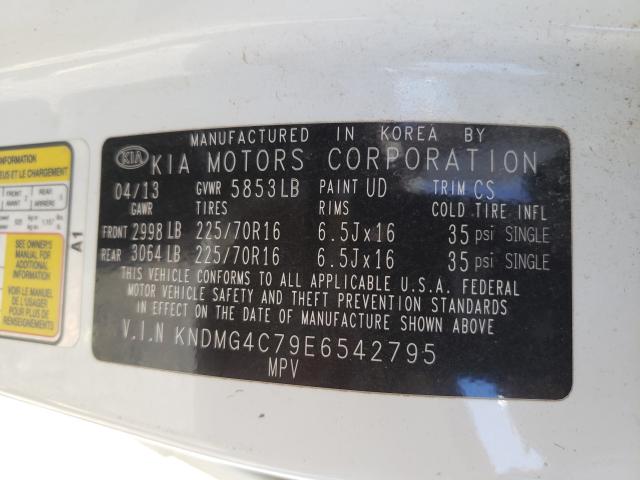 Photo 9 VIN: KNDMG4C79E6542795 - KIA SEDONA LX 