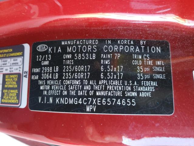 Photo 9 VIN: KNDMG4C7XE6574655 - KIA SEDONA LX 