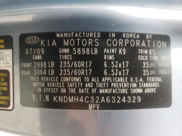 Photo 9 VIN: KNDMH4C32A6324329 - KIA SEDONA EX 