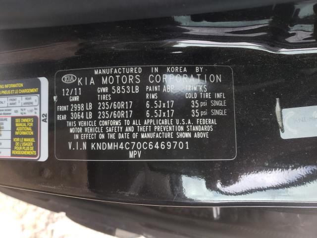 Photo 9 VIN: KNDMH4C70C6469701 - KIA SEDONA EX 