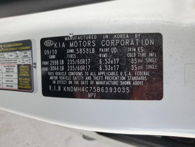 Photo 9 VIN: KNDMH4C75B6393035 - KIA SEDONA EX 