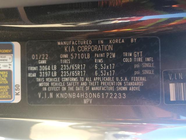 Photo 13 VIN: KNDNB4H30N6172233 - KIA CARNIVAL L 