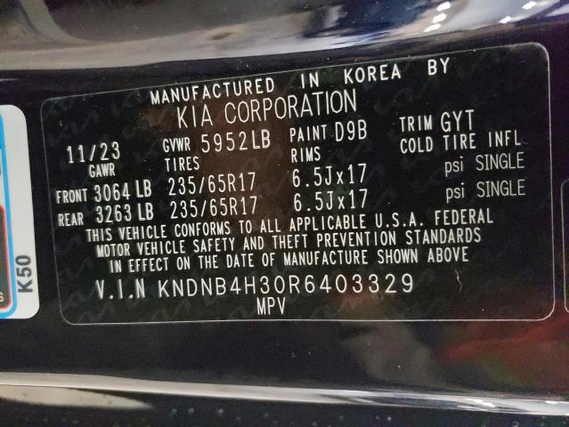 Photo 13 VIN: KNDNB4H30R6403329 - KIA CARNIVAL L 