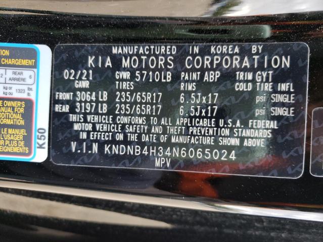 Photo 9 VIN: KNDNB4H34N6065024 - KIA CARNIVAL L 