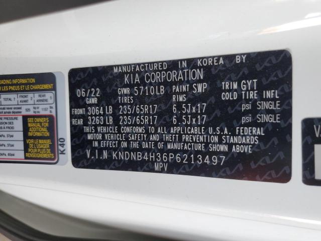 Photo 13 VIN: KNDNB4H36P6213497 - KIA CARNIVAL L 