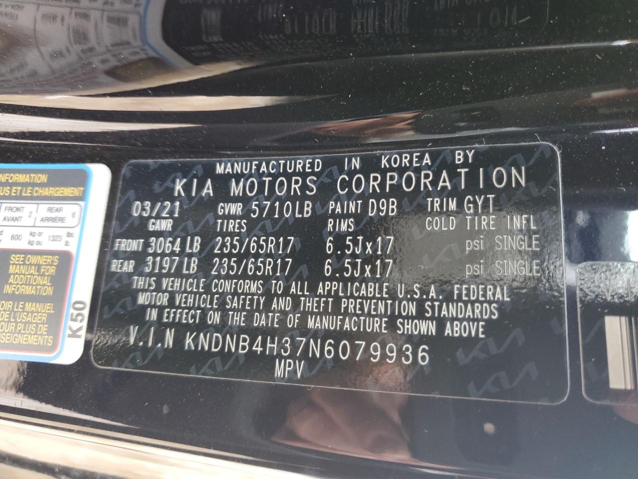 Photo 13 VIN: KNDNB4H37N6079936 - KIA CADENZA 