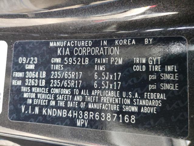 Photo 13 VIN: KNDNB4H38R6387168 - KIA CARNIVAL L 