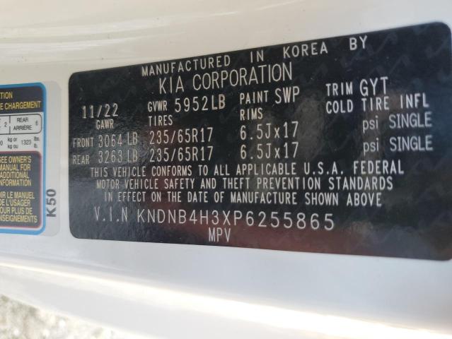 Photo 11 VIN: KNDNB4H3XP6255865 - KIA CARNIVAL L 