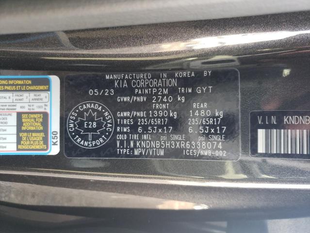 Photo 12 VIN: KNDNB5H3XR6338074 - KIA CARNIVAL L 