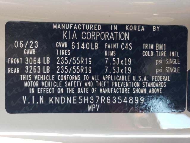 Photo 12 VIN: KNDNE5H37R6354899 - KIA CARNIVAL S 