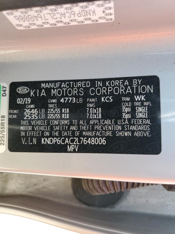 Photo 12 VIN: KNDP6CAC2L7648006 - KIA SPORTAGE 