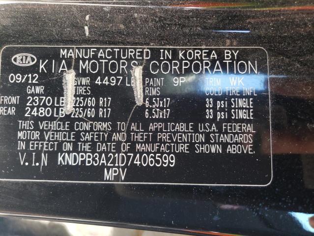 Photo 13 VIN: KNDPB3A21D7406599 - KIA SPORTAGE 