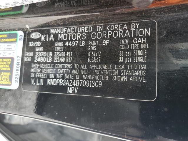 Photo 13 VIN: KNDPB3A24B7091309 - KIA SPORTAGE 