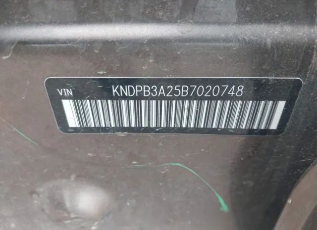 Photo 8 VIN: KNDPB3A25B7020748 - KIA SPORTAGE 