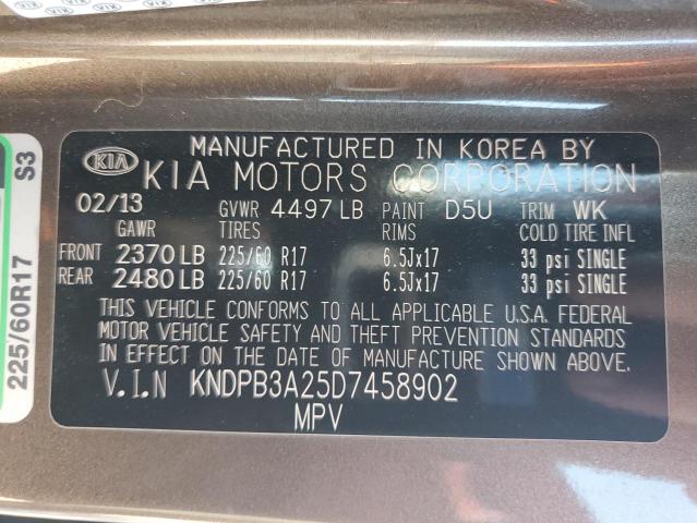 Photo 12 VIN: KNDPB3A25D7458902 - KIA SPORTAGE 