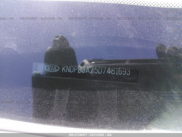 Photo 8 VIN: KNDPB3A25D7481693 - KIA SPORTAGE 