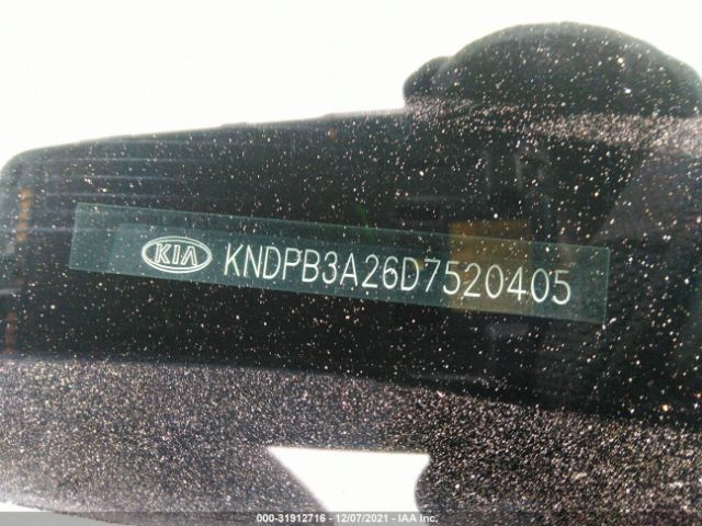 Photo 8 VIN: KNDPB3A26D7520405 - KIA SPORTAGE 