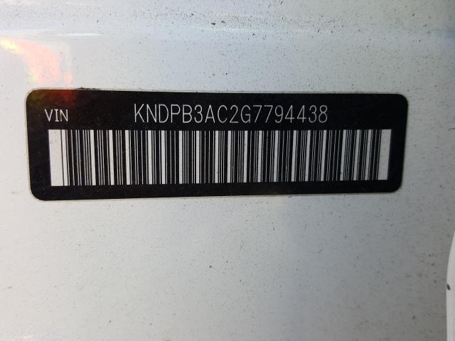 Photo 9 VIN: KNDPB3AC2G7794438 - KIA SPORTAGE 