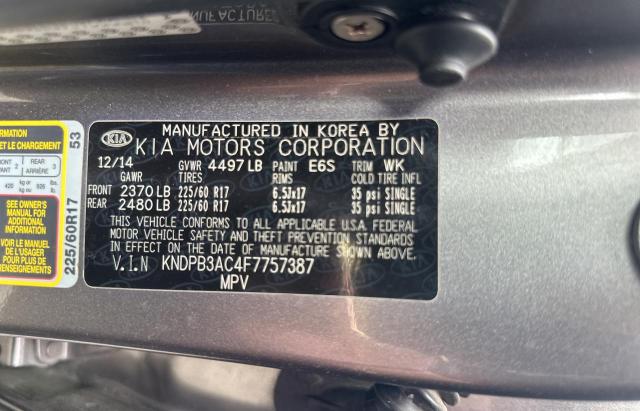 Photo 9 VIN: KNDPB3AC4F7757387 - KIA SPORTAGE 