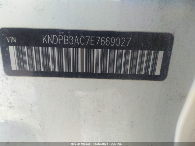 Photo 8 VIN: KNDPB3AC7E7669027 - KIA SPORTAGE 