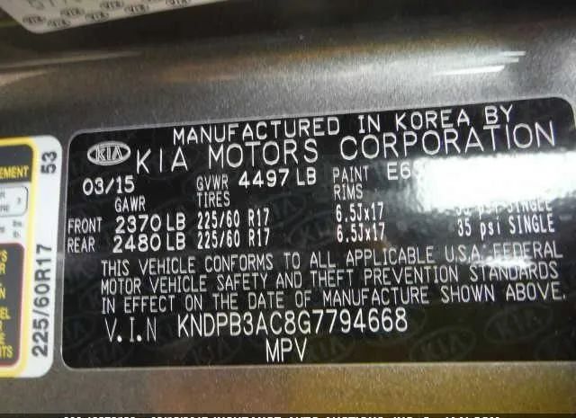 Photo 8 VIN: KNDPB3AC8G7794668 - KIA SPORTAGE 