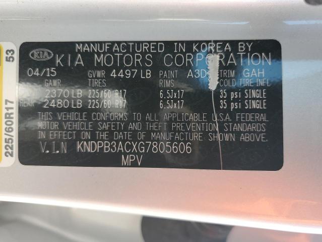 Photo 11 VIN: KNDPB3ACXG7805606 - KIA SPORTAGE 