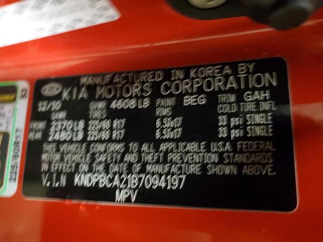 Photo 12 VIN: KNDPBCA21B7094197 - KIA SPORTAGE 