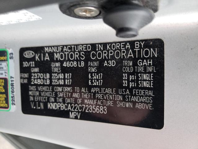 Photo 11 VIN: KNDPBCA22C7235683 - KIA SPORTAGE 