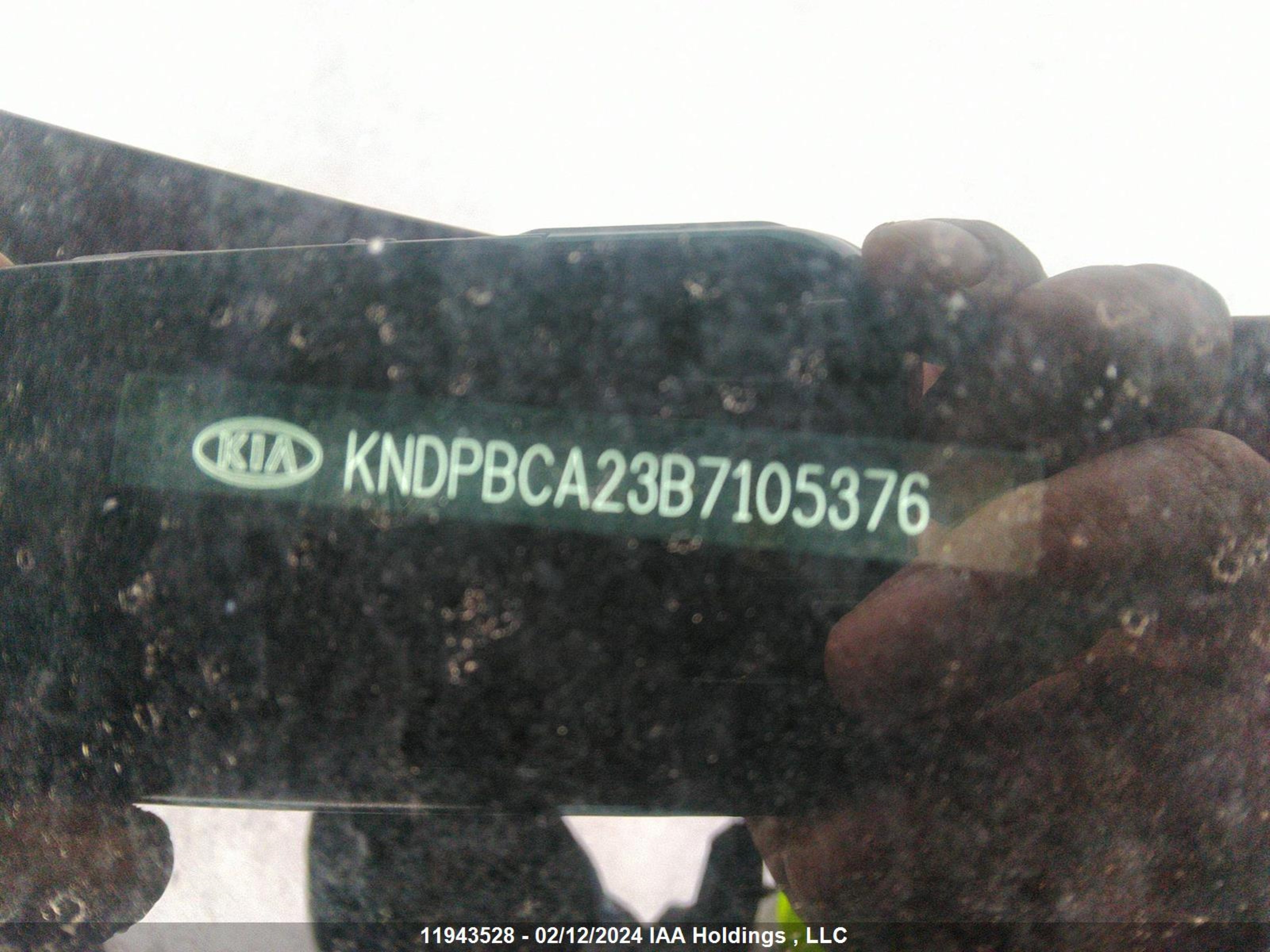 Photo 8 VIN: KNDPBCA23B7105376 - KIA SPORTAGE 