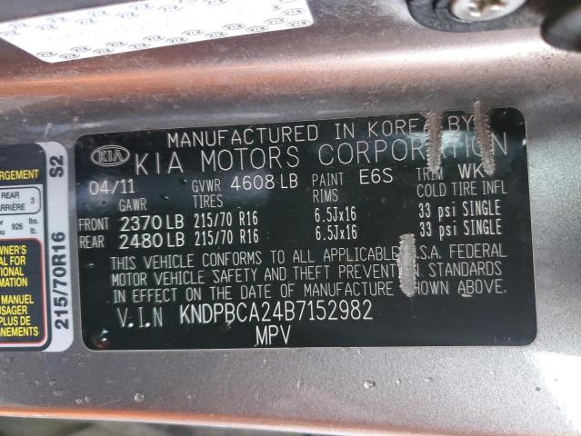 Photo 11 VIN: KNDPBCA24B7152982 - KIA SPORTAGE 