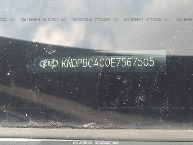 Photo 8 VIN: KNDPBCAC0E7567505 - KIA SPORTAGE 