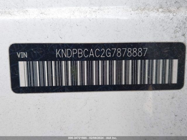 Photo 8 VIN: KNDPBCAC2G7878887 - KIA SPORTAGE 