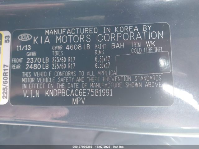 Photo 8 VIN: KNDPBCAC6E7581991 - KIA SPORTAGE 