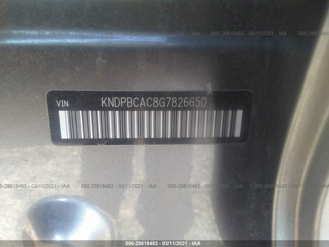 Photo 8 VIN: KNDPBCAC8G7826650 - KIA SPORTAGE 