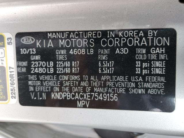 Photo 12 VIN: KNDPBCACXE7549156 - KIA SPORTAGE 