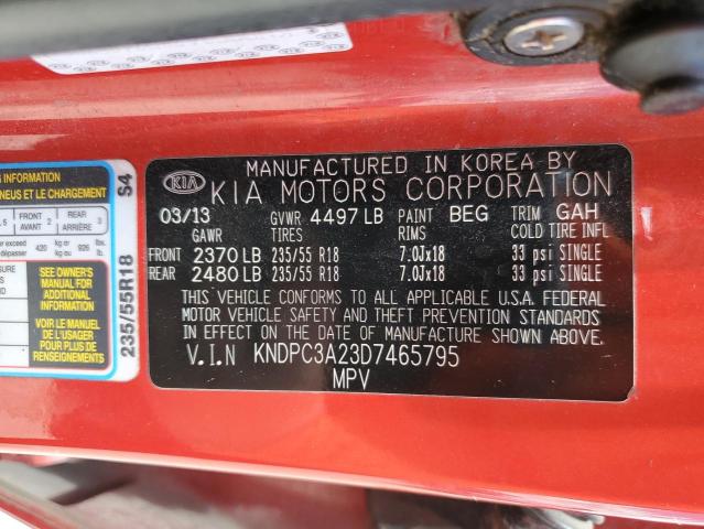 Photo 13 VIN: KNDPC3A23D7465795 - KIA SPORTAGE 