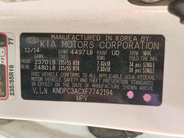 Photo 12 VIN: KNDPC3ACXF7742194 - KIA SPORTAGE 